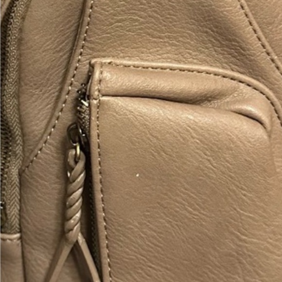 Antik Kraft Vegan Leather Sling Beige Khaki - Picture 5 of 5